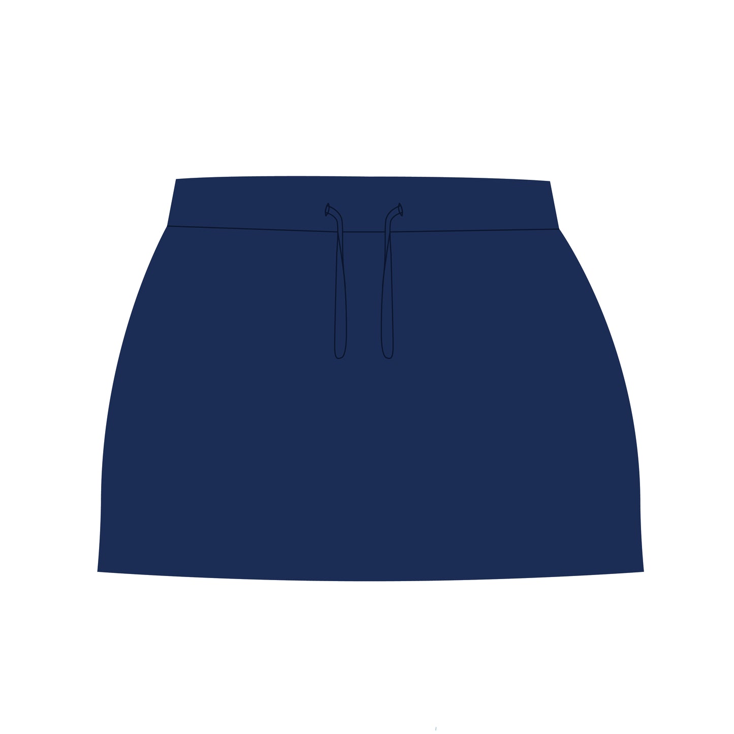 The Anna Active Skort Georgia Southern Woven Label | Navy