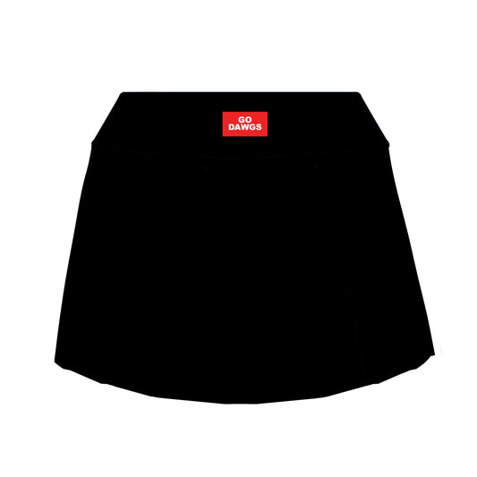 The Alli Tennis Skort Go Dawgs Woven Label | Black