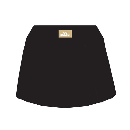 The Alli Tennis Skort Go Deacs Woven Label | Black