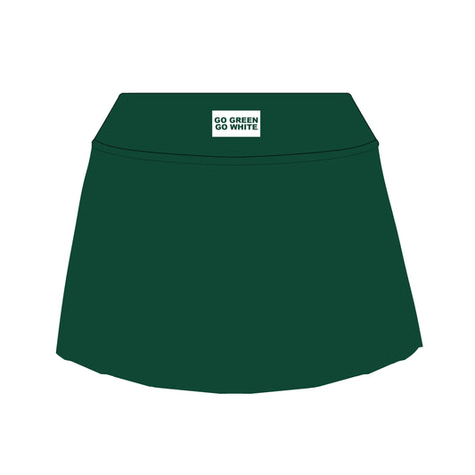 The Alli Tennis Skort Go Green Go White Woven Label | Dark Green