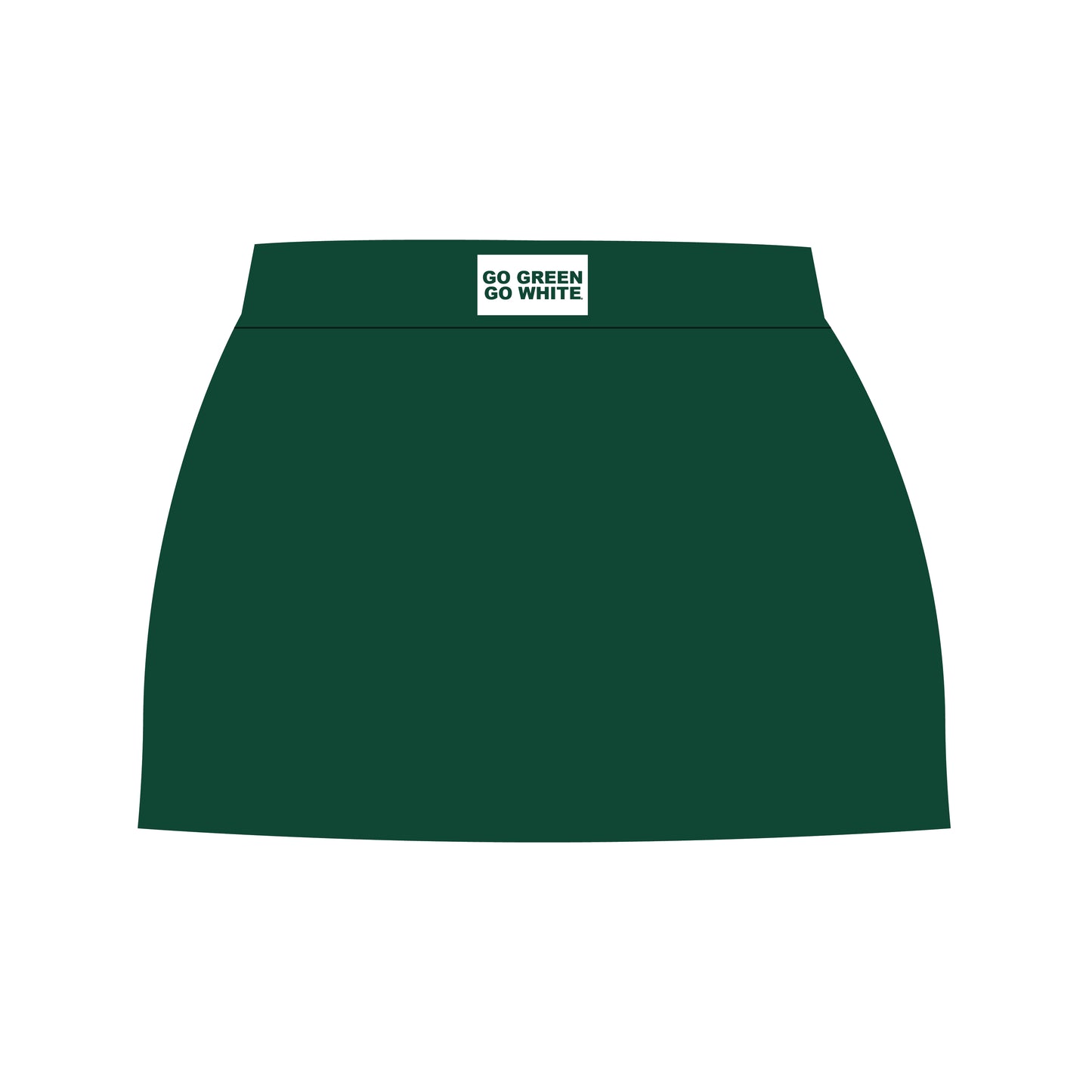 The Anna Active Skort Go Green Go White Woven Label | Dark Green