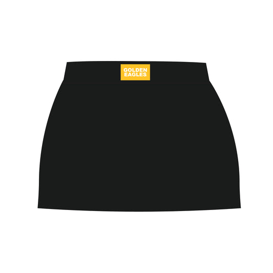 The Anna Active Skort Golden Eagles Woven Label | Black