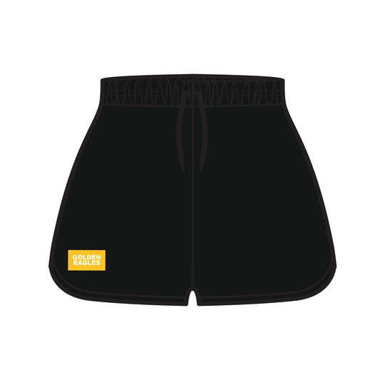 The Kristen Airy Lounge Shorts Golden Eagles Woven Label | Black