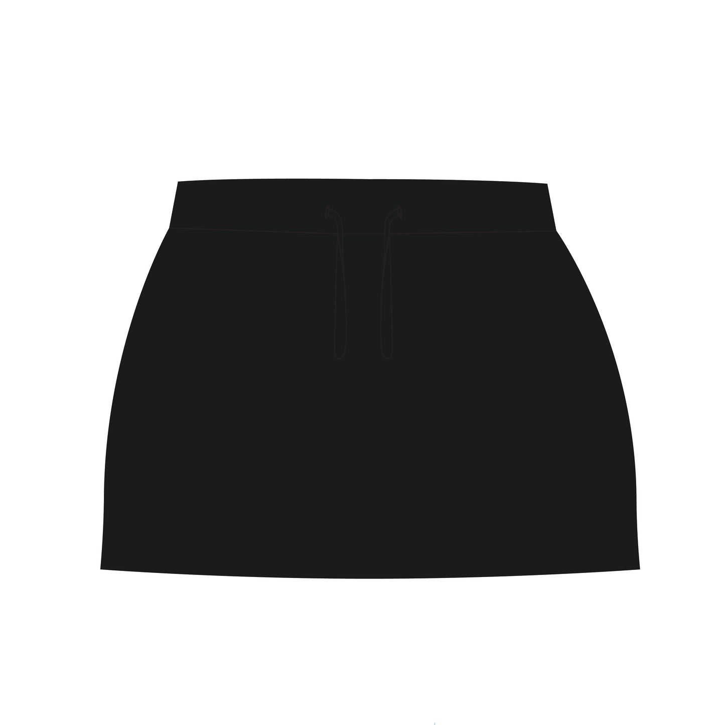The Anna Active Skort Go Deacs Woven Label | Black