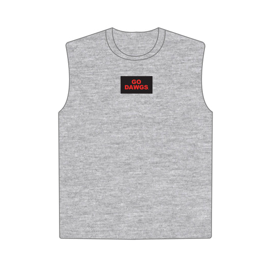 The Anna Active Tank Go Dawgs Woven Label | Grey