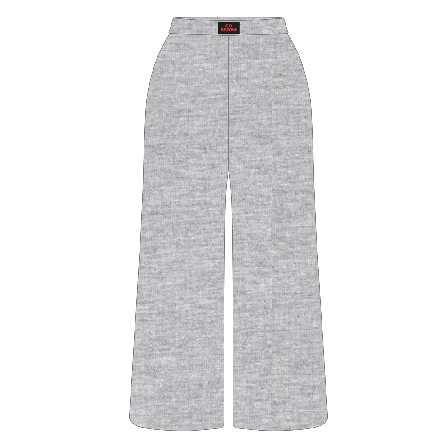 The Ava Airy Pants Go Dawgs Woven Label | Youth Heather Grey