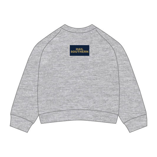 The Ava Airy Crewneck Hail Southern Woven Label | Youth Heather Grey