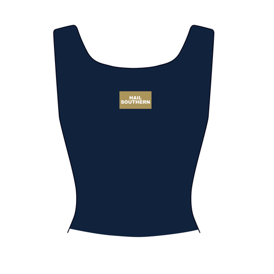 The Alli Ribbed Tank Hail Southern Woven Label | Navy
