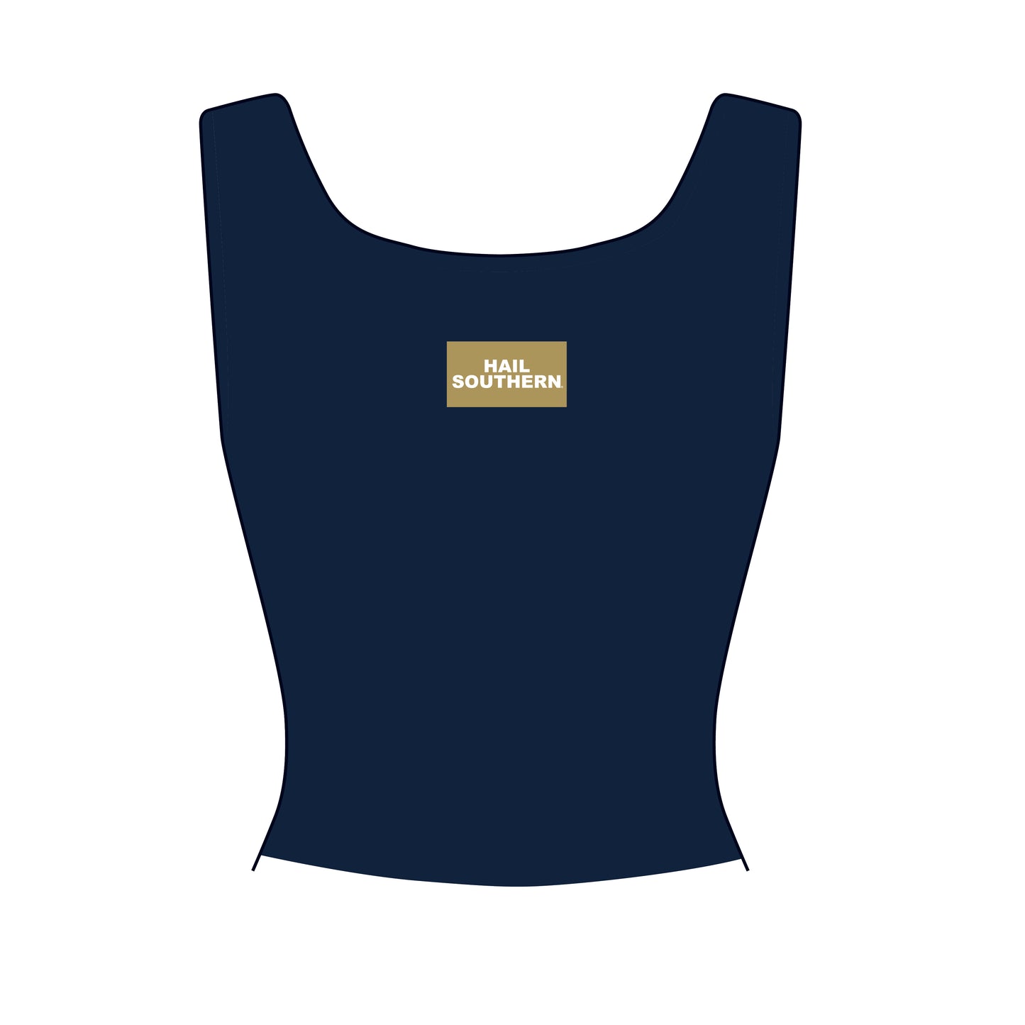 The Alli Ribbed Tank Hail Southern Woven Label | Youth Navy