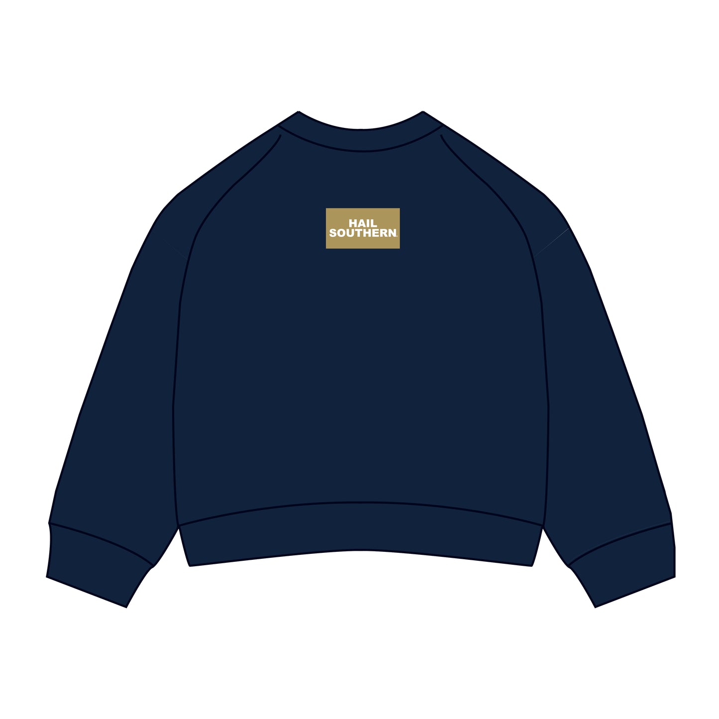 The Ava Airy Crewneck Hail Southern Woven Label | Youth Navy