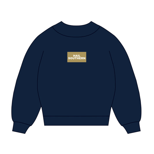 The Mary Mockneck Hail Southern Woven Label | Youth Navy