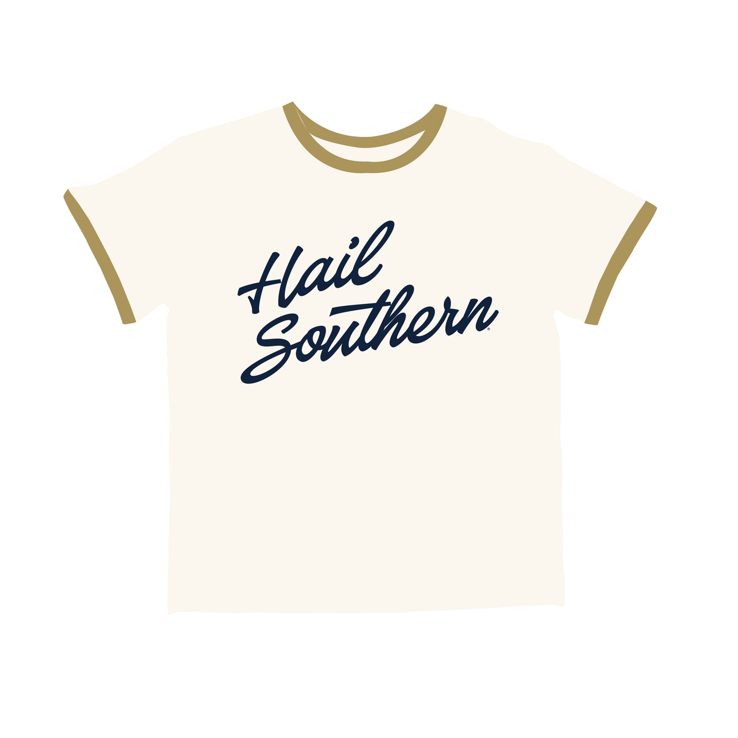 The Roxy Ringer Tee Georgia Southern | Bone