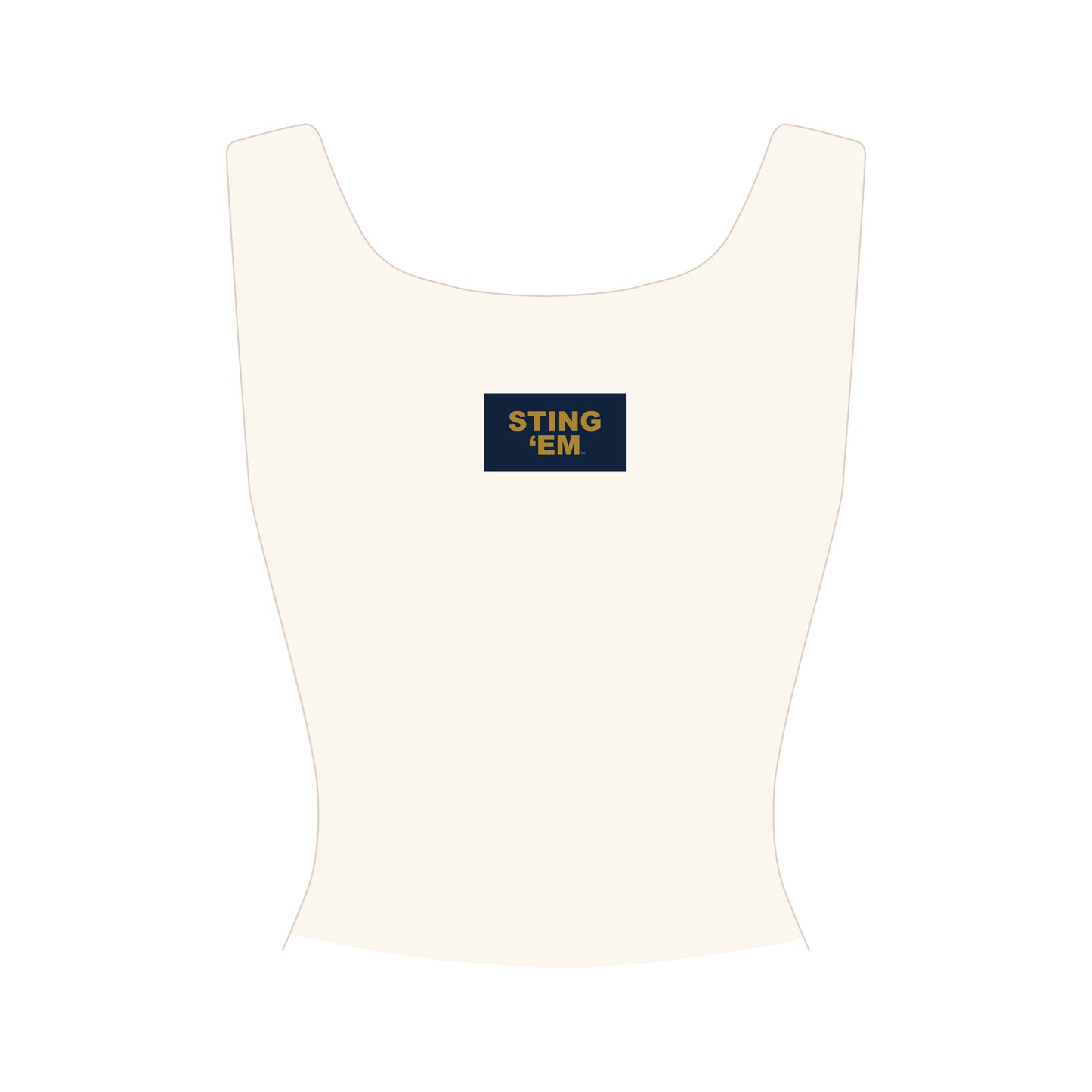 The Alli Ribbed Tank Sting 'Em Woven Label | Youth Bone
