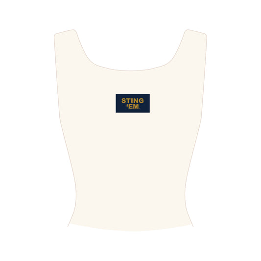 The Alli Ribbed Tank Sting 'Em Woven Label | Youth Bone