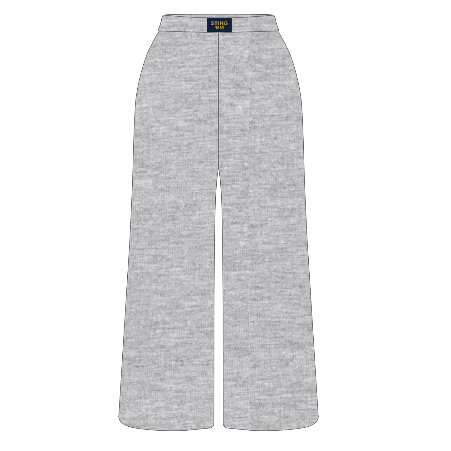 The Ava Airy Pants Sting 'Em Woven Label | Youth Heather Grey