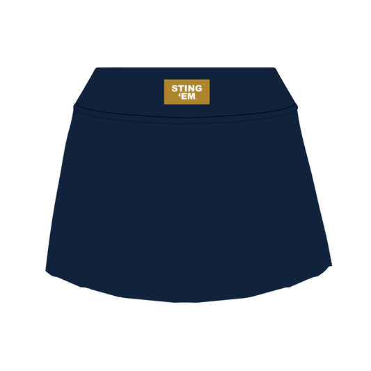The Alli Tennis Skort Sting 'Em Woven Label | Navy