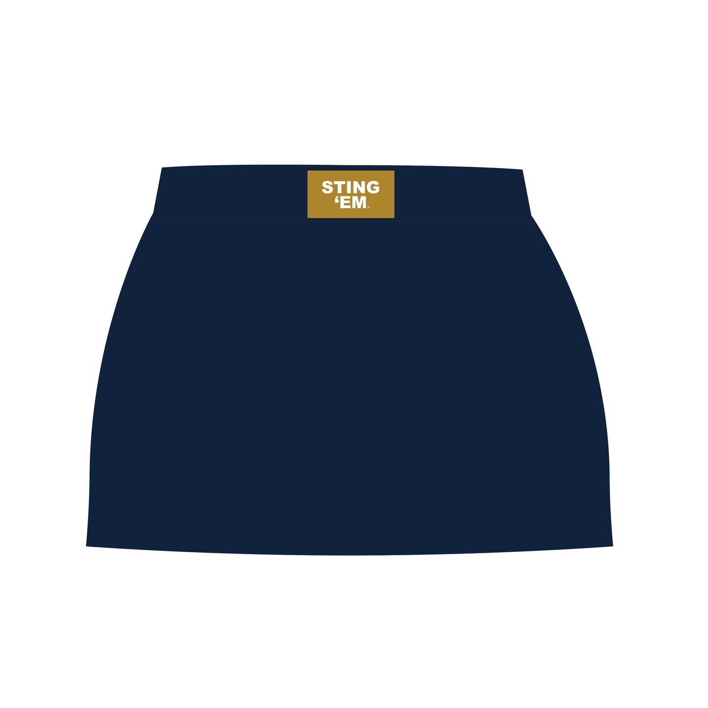 The Hayden High Waisted Skort Sting 'Em Woven Label | Youth Navy