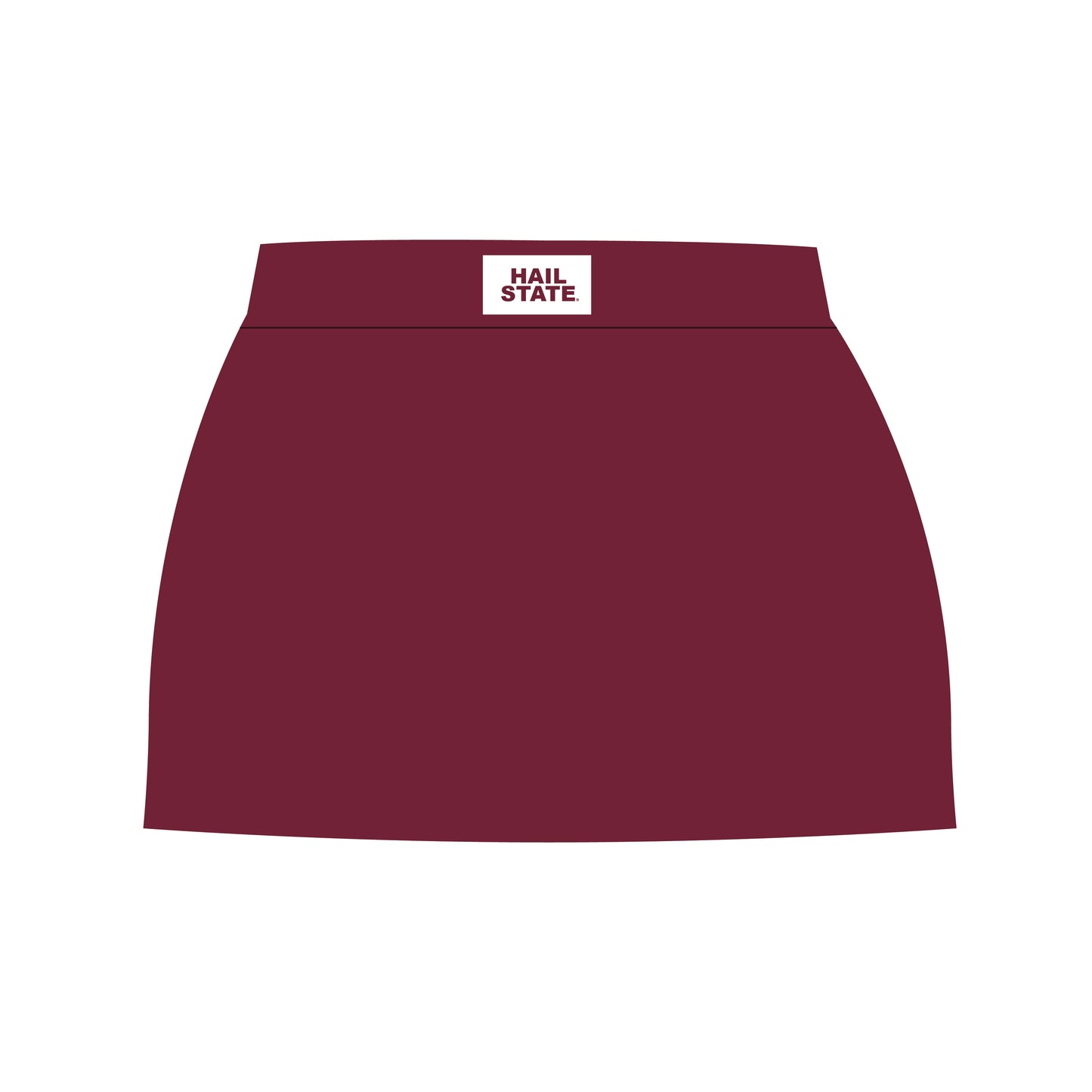 The Anna Active Skort Hail State Woven Label | Youth Maroon