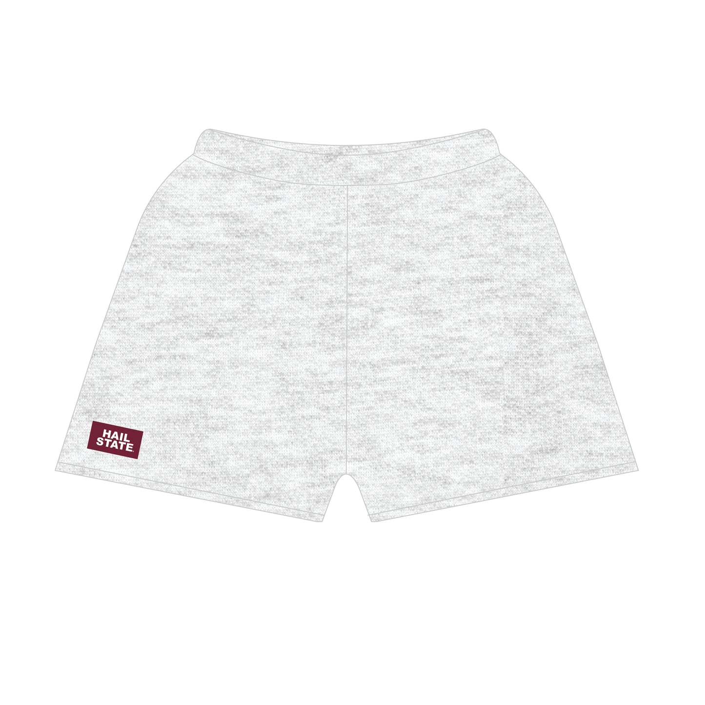 The Becca Shorts Hail State Woven Label | Ash