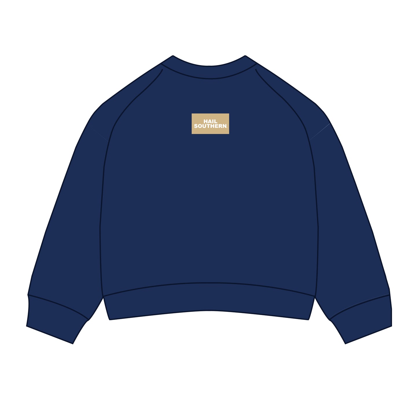 The Ava Airy Crewneck Hail Southern Woven Label | Navy