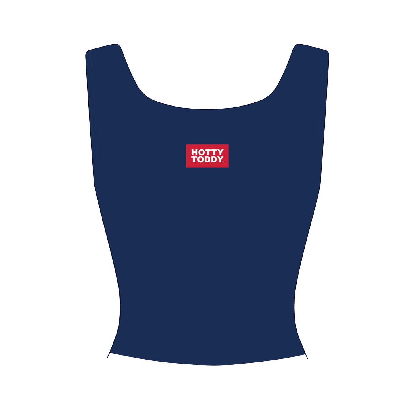 The Alli Airy Tank Hotty Toddy  Woven Label | Youth Navy