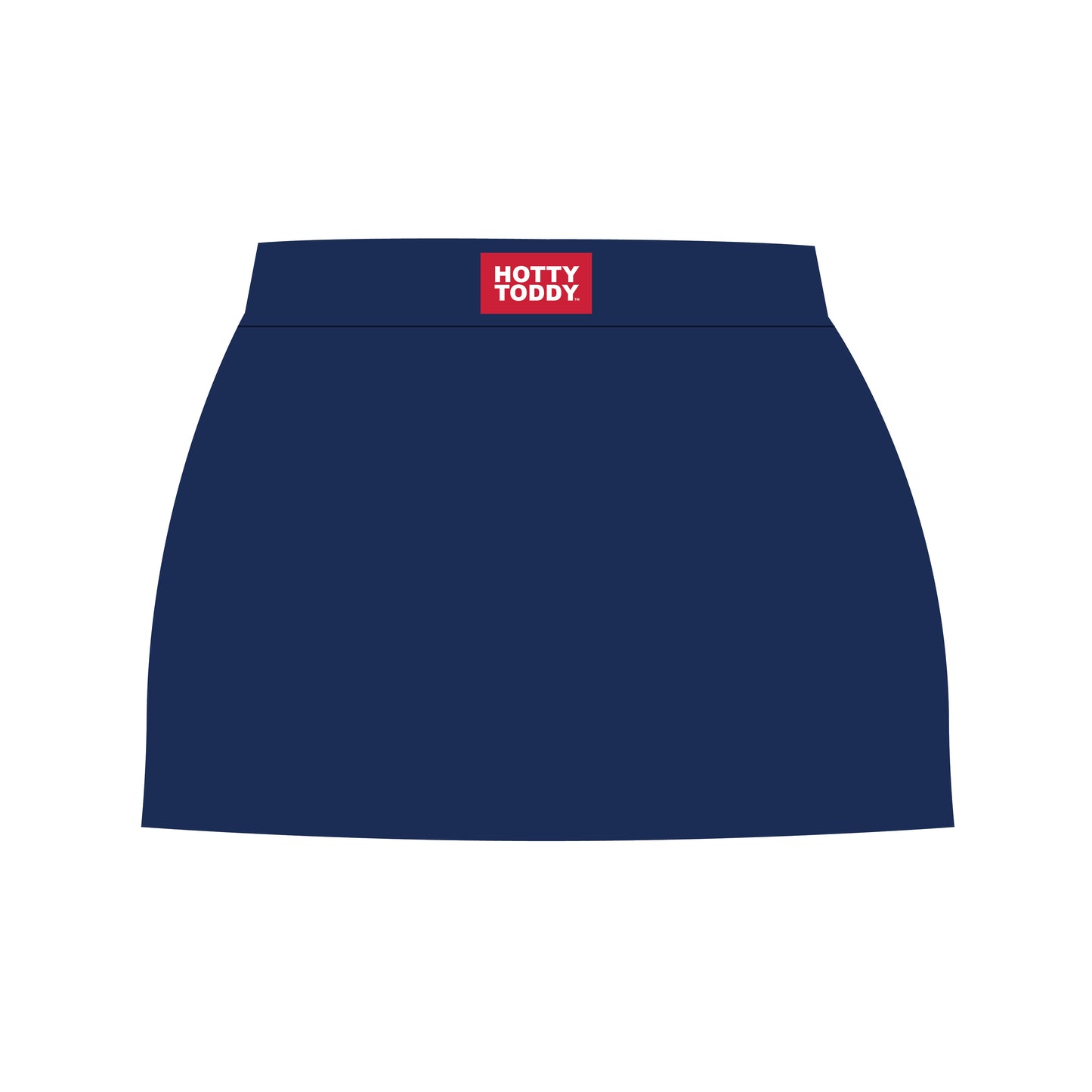 The Anna Active Skort Hotty Toddy Woven Label | Navy
