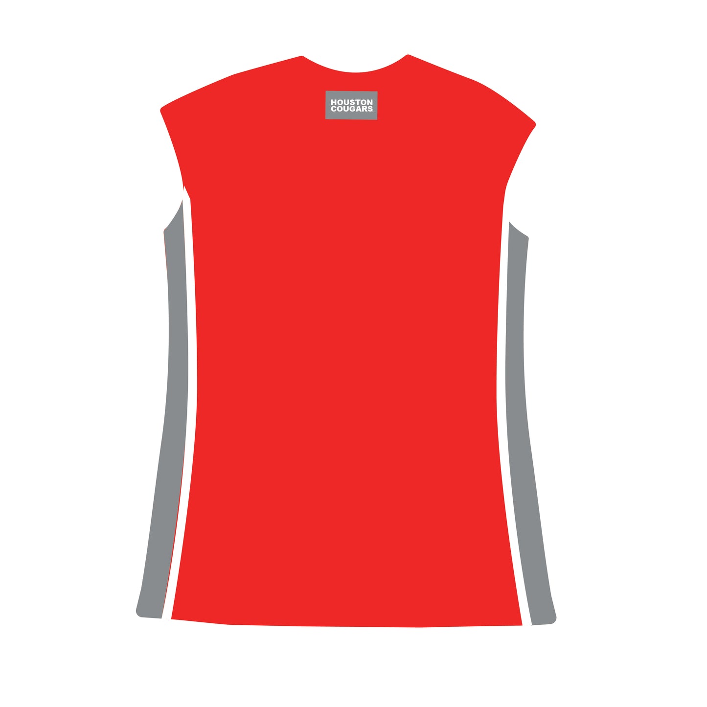 The Campbell Cap Sleeve Dress Eat 'Em Up Coogs Woven Label | Youth Bright Red