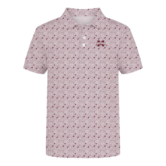 The James Polo Mississippi State | Deep Maroon