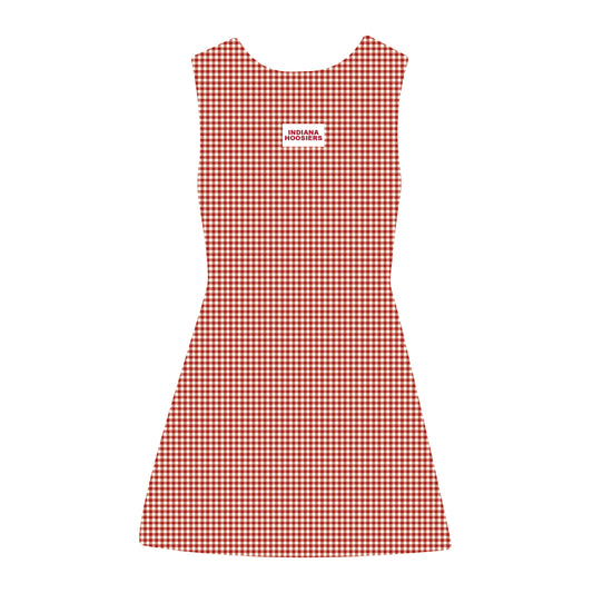 The Grace Gingham Dress Hoosier Country Woven Label | Crimson