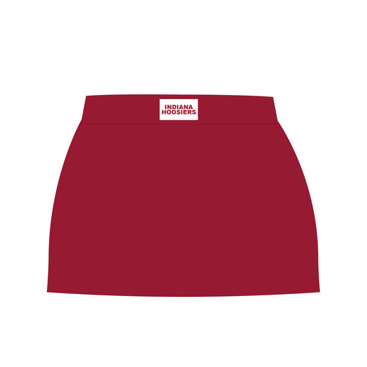 The Hayden High Waisted Skort Hoosier Country Woven Label | Crimson