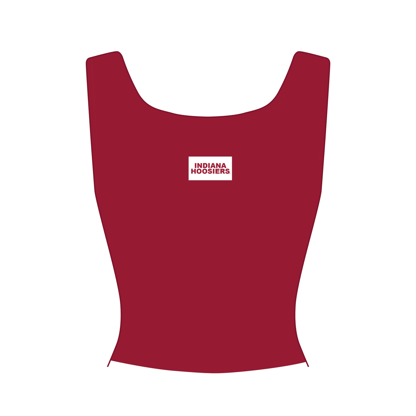 The Alli Airy Tank Indiana Hoosiers Woven Label | Youth Deep Red