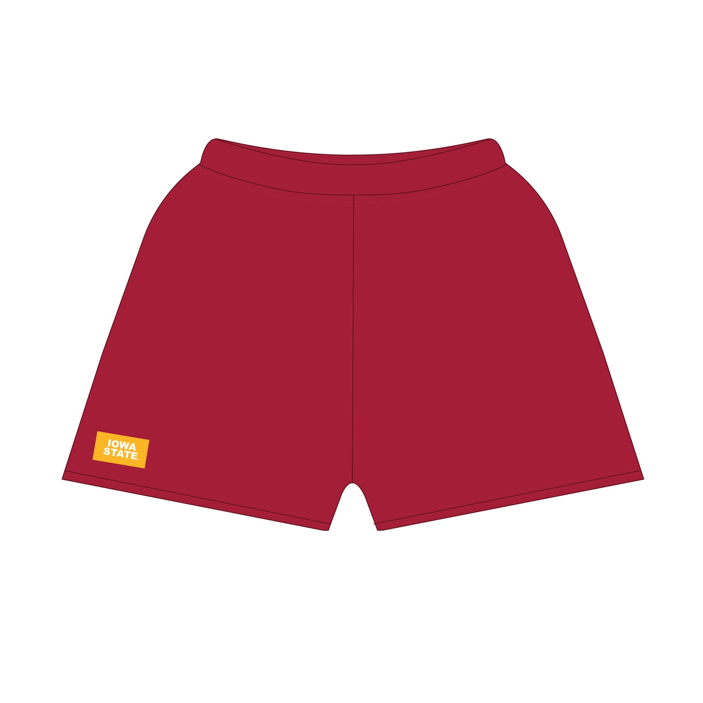 The Becca Shorts Iowa State Woven Label | Crimson