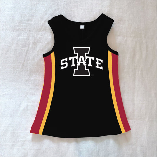 The Power Stripe Cheer Dress Iowa State | Youth Black