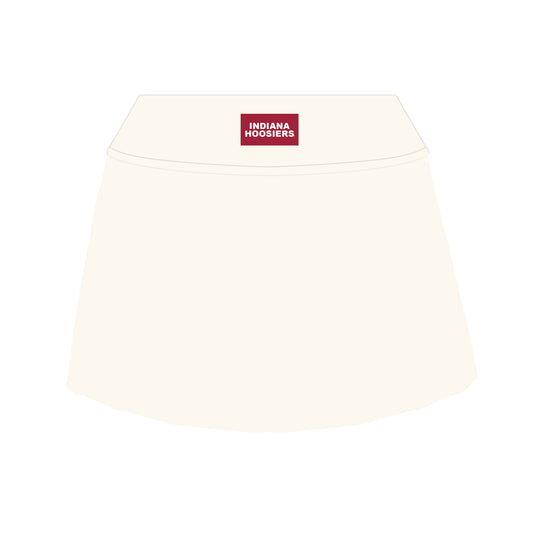 The Alli Tennis Skort Indiana Hoosiers Woven Label | Bone