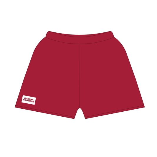 The Becca Shorts Indiana Hoosiers Woven Label | Crimson