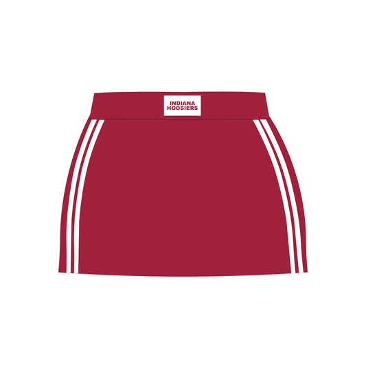 The Savannah Sporty Skort Indiana Hoosiers Woven Label | Crimson