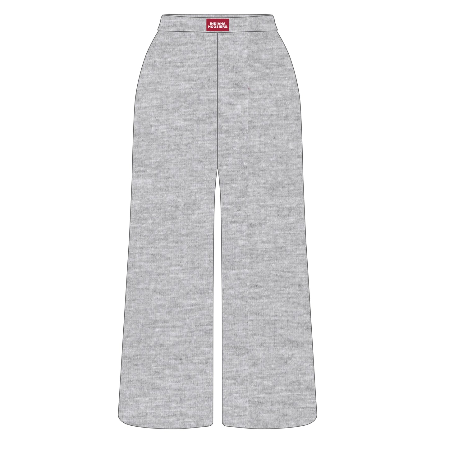 The Ava Airy Pants Indiana Hoosiers Woven Label | Heather Grey