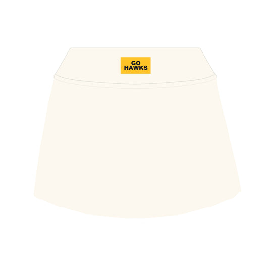 The Alli Tennis Skort Go Hawks Woven Label | Bone