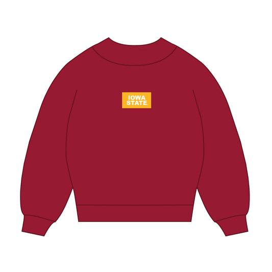 The Mary Mockneck Iowa State Woven Label | Crimson