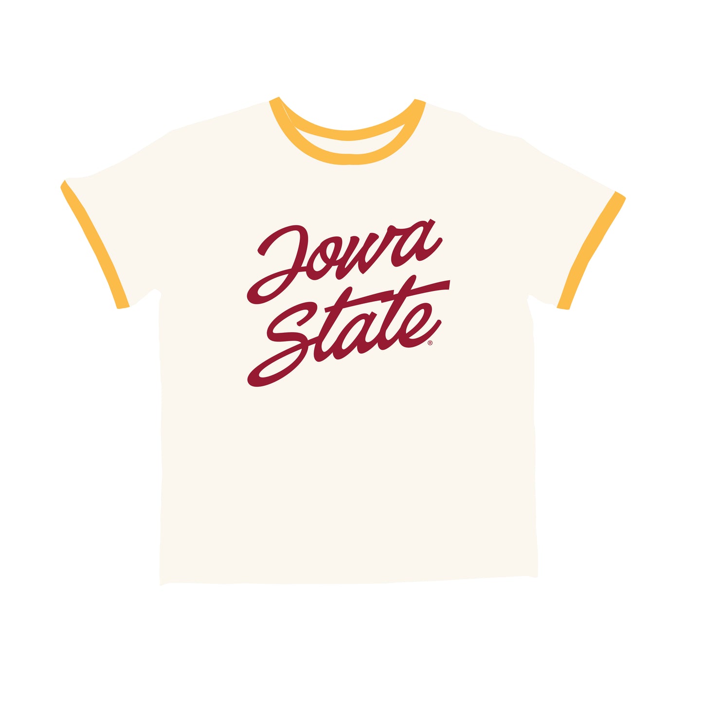 The Roxy Ringer Tee Iowa State | Youth Bone