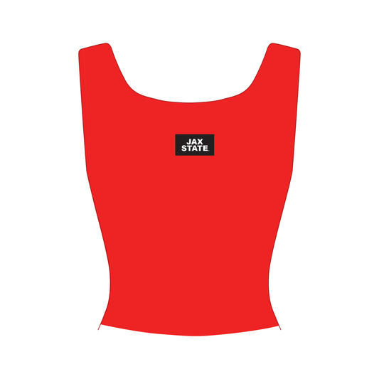 The Alli Airy Tank Jax State Woven Label | Youth Bright Red