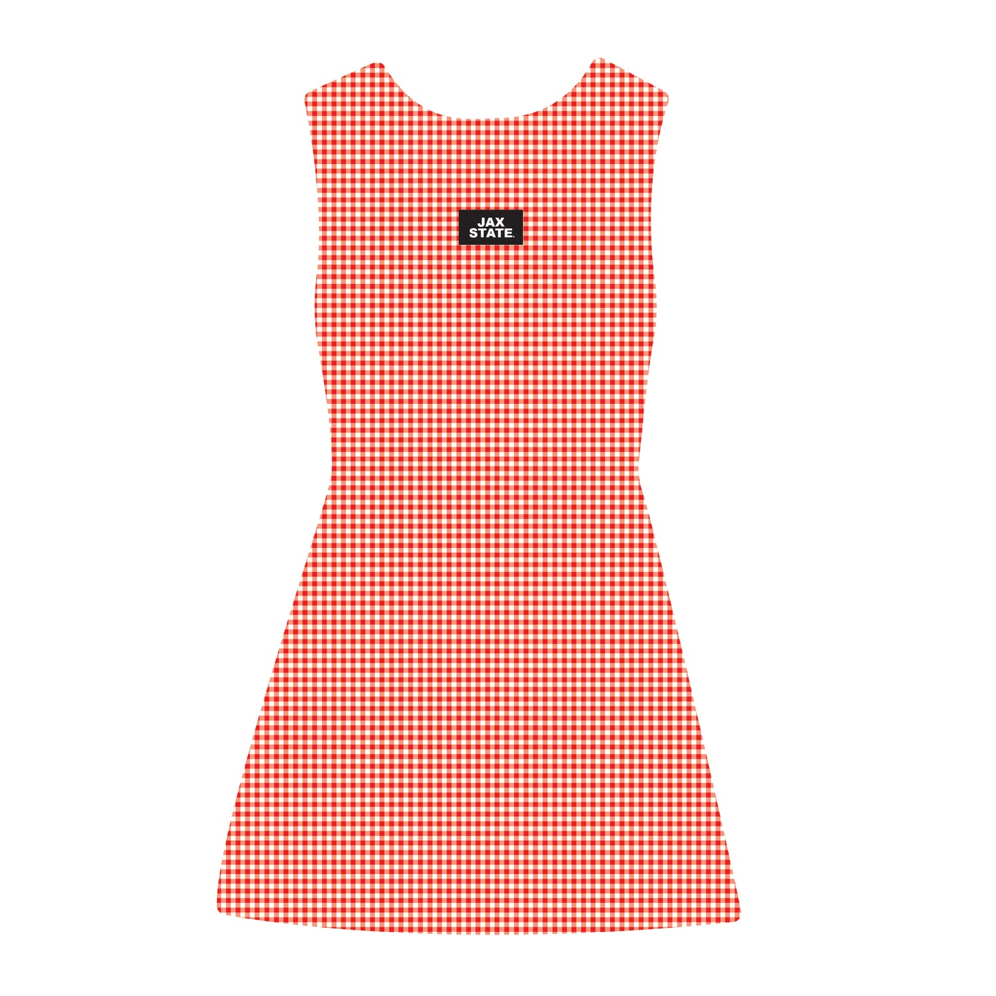 The Grace Gingham Dress Jax State Woven Label | Bright Red