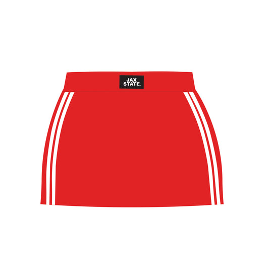 The Savannah Sporty Skort Jax State Woven Label | Bright Red