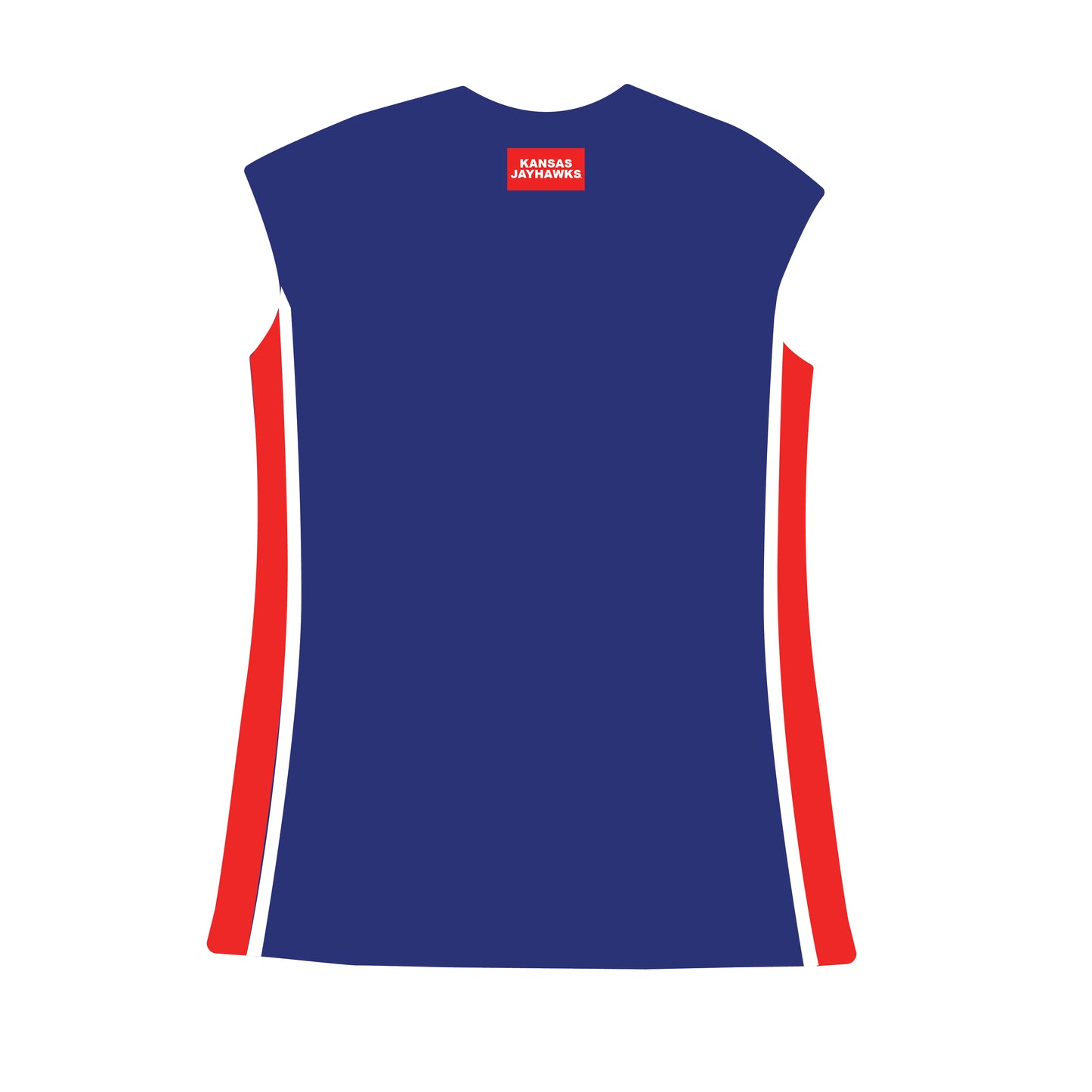 The Campbell Cap Sleeve Dress Rock Chalk Woven Label | Royal