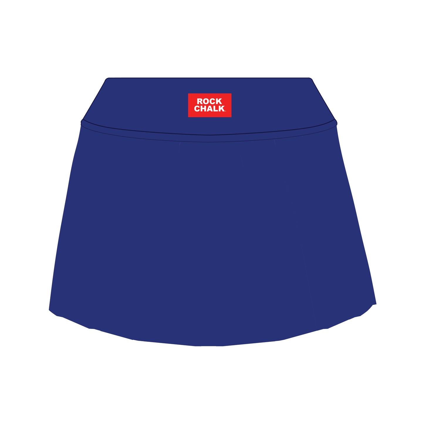 The Alli Tennis Skort Rock Chalk Woven Label | Royal