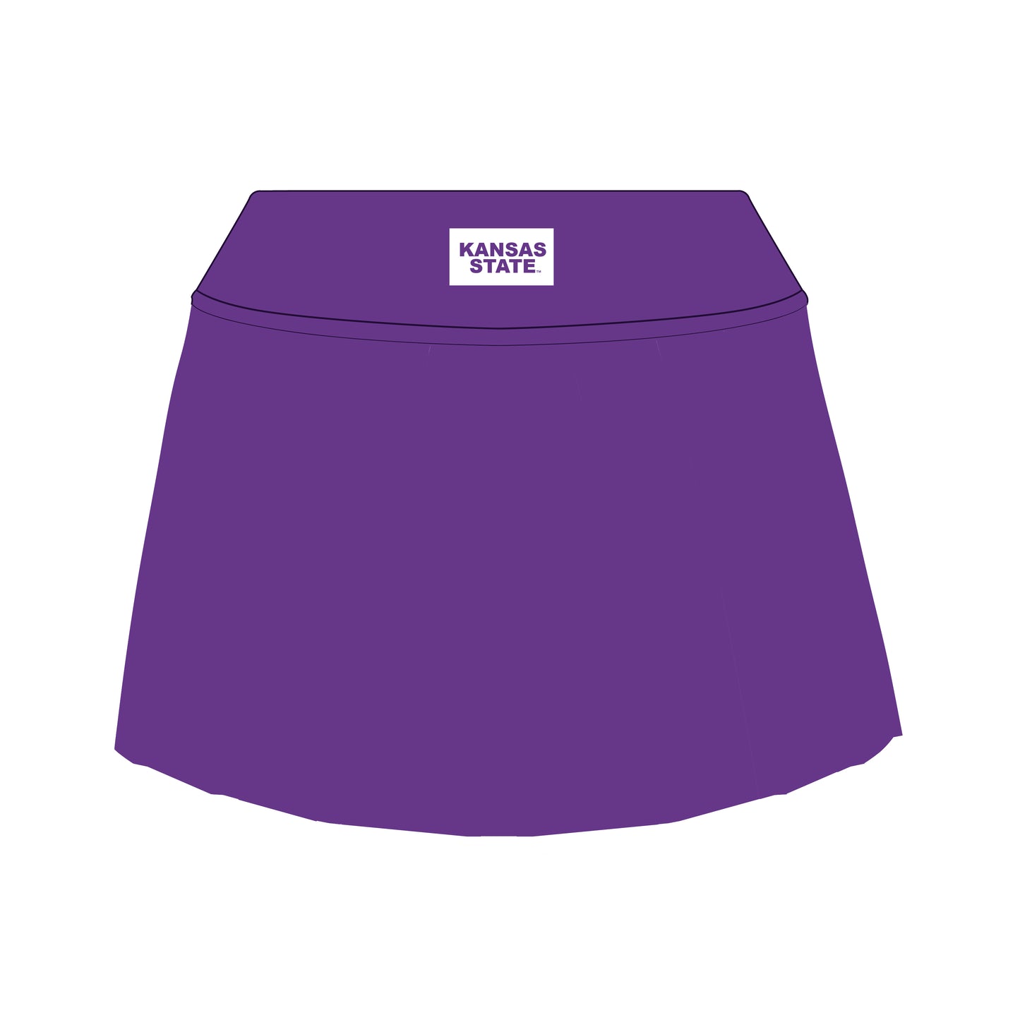The Alli Tennis Skort Kansas State Woven Label | Youth Purple
