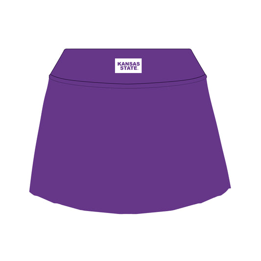 The Alli Tennis Skort Kansas State Woven Label | Purple