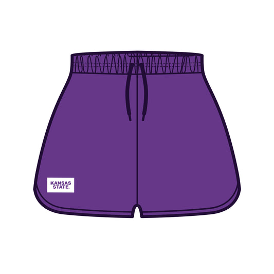 The Kristen Airy Lounge Kansas State Woven Label | Purple