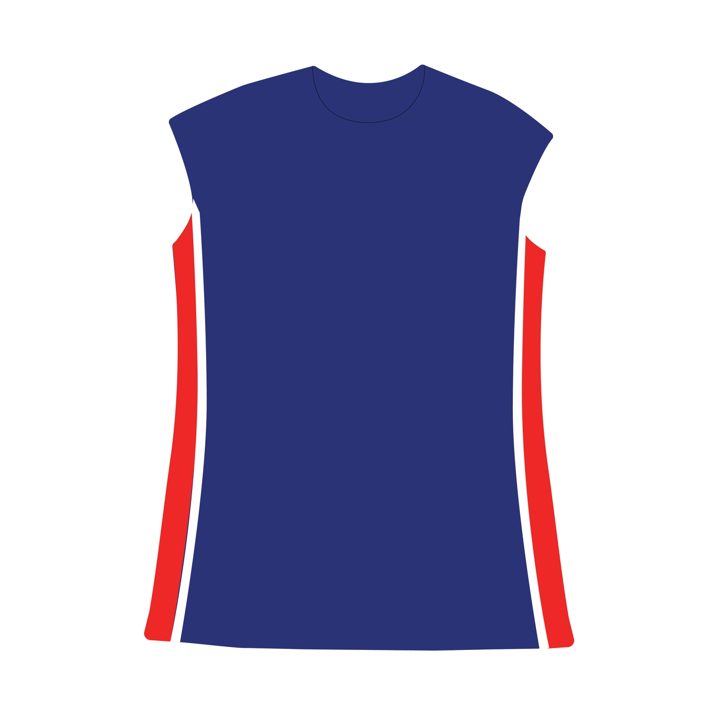 The Campbell Cap Sleeve Dress Rock Chalk Woven Label | Royal