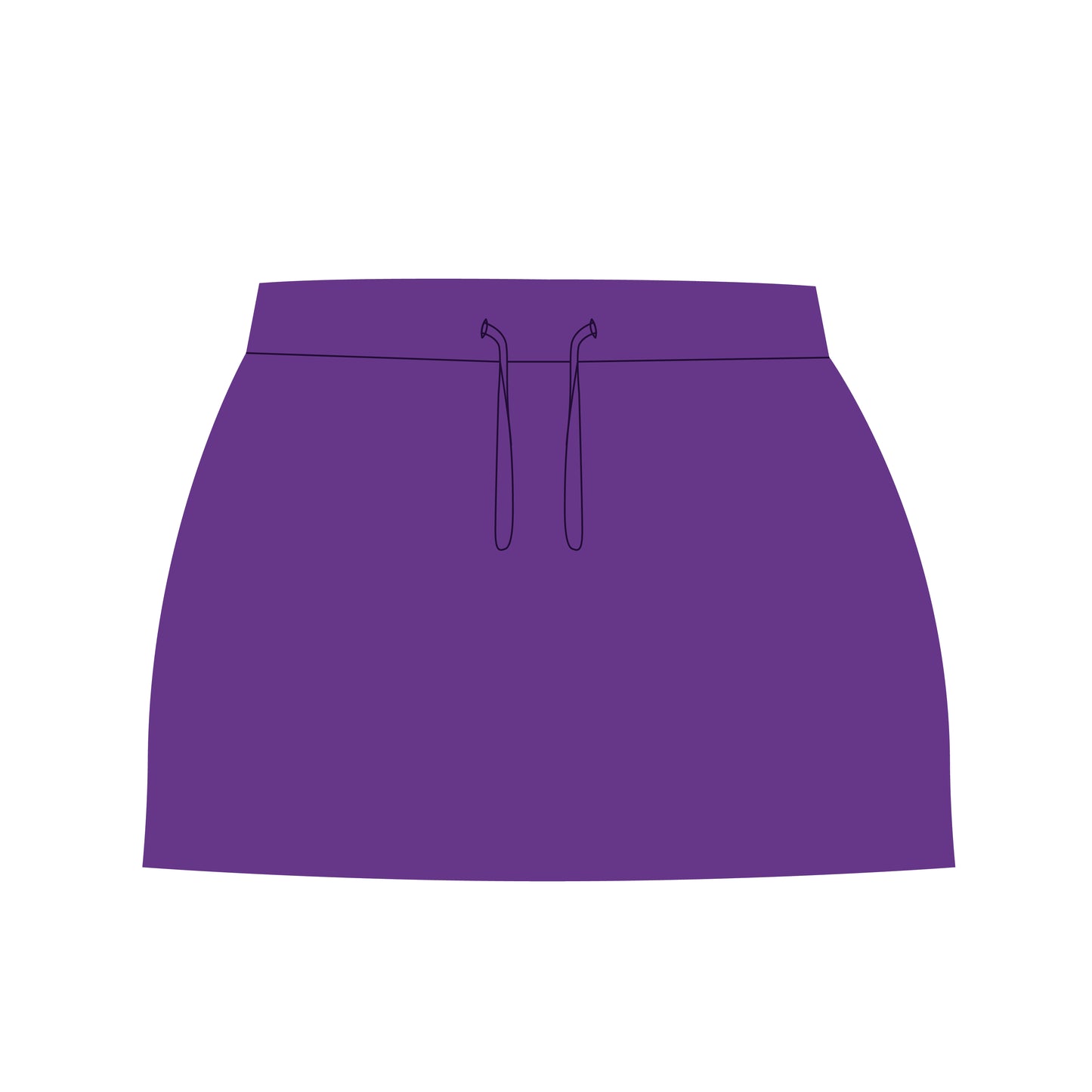 The Anna Active Skort Kansas State Woven Label | Purple